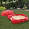 thumbnail image 6 of Step2 Crabbie Sandbox Red Plastic Outdoor Sandbox with Cover for Kids, 6 of 6