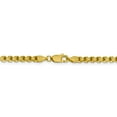 thumbnail image 4 of Primal Gold 14 Karat Yellow Gold 3.6mm Hollow Round Box Chain, 4 of 7
