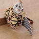 thumbnail image 3 of 2 Piezas De Reloj Steampunk Vintage Pieza Engranajes Antiguos s De Cobre Joyas Salvador Anillo de engranajes Steampunk, 3 of 10