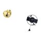 thumbnail image 5 of Reloj de pared con escultura de fruta, estatua decorativa, reloj de péndulo con forma de pájaro, adorno de acrílico y cerámica, arte único, ideal para, 5 of 8