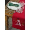 thumbnail image 2 of Camino de mesa Design Imports muñeco de nieve bordado 14 x 70, 2 of 2