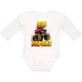 thumbnail image 3 of Inktastic Big Brother Monster Truck Boys Long Sleeve Baby Bodysuit, 3 of 5