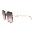 thumbnail image 3 of Womens Rhinestone Jewelry Rimless Butterfly Designer Sunglasses Pink - Pink Smoke, 3 of 4