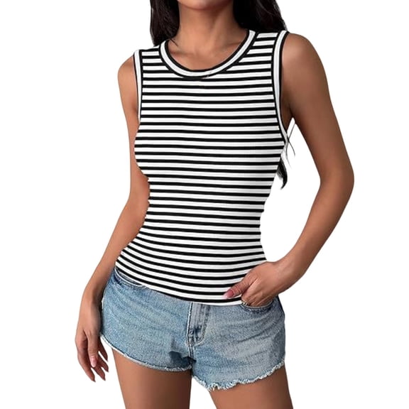 Knit Tank Tops For Women，Cropped Tank Tops Womens Plus Size Tank Tops Womens Tank Tops Linen Summer Tops Womens Linen Vest Long Tank Tops Crewneck Tank Top Women Running Tank Tops