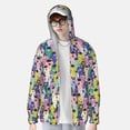 thumbnail image 2 of Balery Llamas Colorful Sudadera ligera de manga larga con capucha y protección solar UPF 50+ para hombre y mujer, ideal para pesca y running-Large, 2 of 7