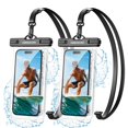 thumbnail image 1 of Funda impermeable para teléfono UnbreakCable de 7 pulgadas IPX8, paquete de 2, 1 of 7
