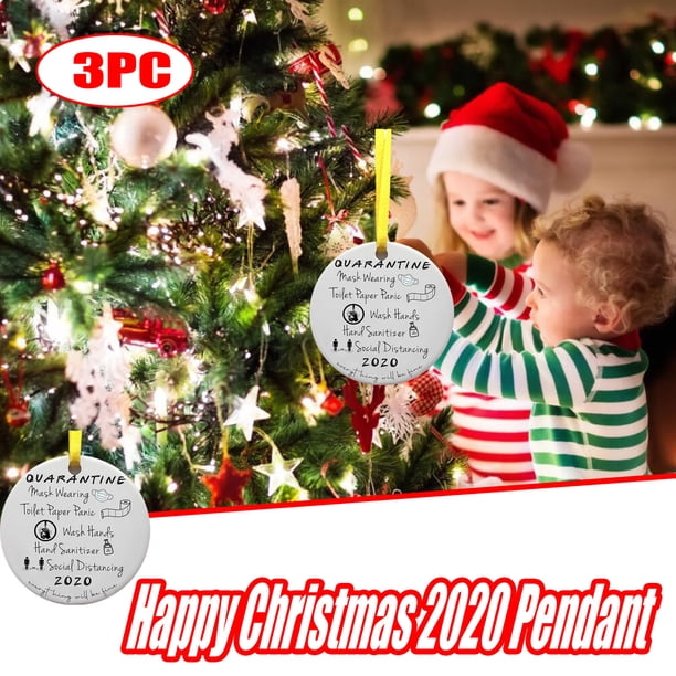 Ganfancp Personaliza Adornos Colgantes para Decoración Navideña Artículos En Liquidación 3Pcx Decoraciones Colgantes de Navidad