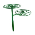 thumbnail image 3 of LOVIVER Plant Stakes Adjustable Height Flower Support for Roses Peonies Balcony 2 Tier, 3 of 8