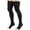 Black, variant on iMucci 20-30 mmHg Compression Stockings for Women and Men, Thigh High Length, Dot-Top, Open Toe, Beige, Large