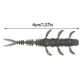thumbnail image 3 of Soft Baits 4cm Swimbaits Mini Fishing Lures Wobblers for Trout Fishing Artificial Baits Split Tail Lures Fishing Tackle White, 3 of 4