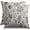Black Cream, variant on Spring Floral Pillow Covers 20X20 Set of 2, Botanical Print Green Flower Plant Pattern Decorative Throw Pillowcases Outdoor Farmhouse Seasonal Cushion Cases Couch Sofa Bed Decor