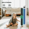thumbnail image 4 of MaxKare 36" Tower Fan Oscillating Cooling Fan, Remote Control 3 Speeds 3 Wind Modes Timer, White, 4 of 10