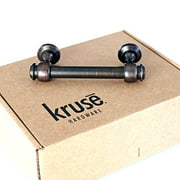 (Qty 10 per Package) Kruse Hardware - Milano Door and Drawer Pulls - 3in Center-to-Center, Oil Rubbed Bronze
