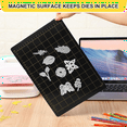 thumbnail image 4 of 2Pcs 9inch W 12.5inch L Magnetic Cutting Shim Grid Magnetic Shim Embossing Machine Die Pads Magnetic Shim for Die Cutter, 4 of 6