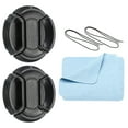 thumbnail image 1 of Unique Bargains Center Pinch Front Lens Cover Dust Camera Lens Cap for Lens with 46mm Thread, 2 Pack, 1 of 6