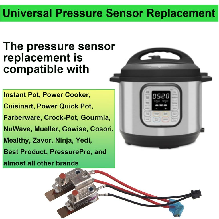 4 Pcs Pressure Cooker Pressure Sensor Switch Replacement KSD105 KSD105A YCD3005 YCD3008 for Instant Pot Duo Power Cooker Cuisinart Power Quick Pot Crock Pot Gourmia Power Cooker Walmart
