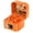 Orange, variant on Wireless Earbuds with Makeup Mirror Case 60H Playtime Bluetooth 6.0 Noise Cancelling IPX Waterproof Sport Earphones for Running
