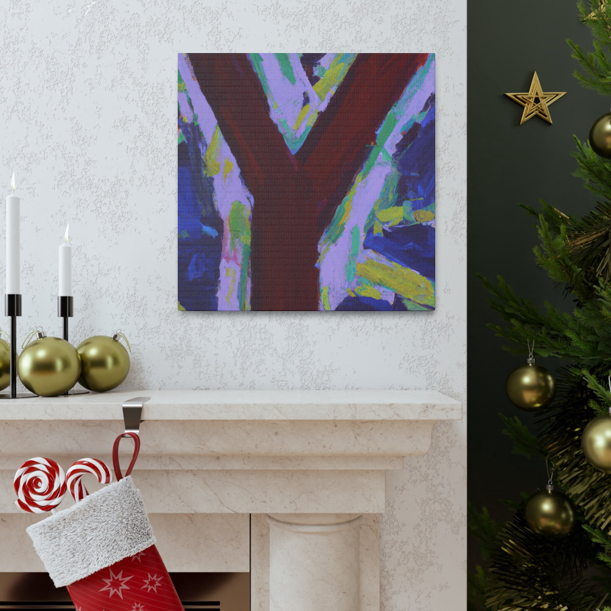 "Reflections of Y Across" - Canvas