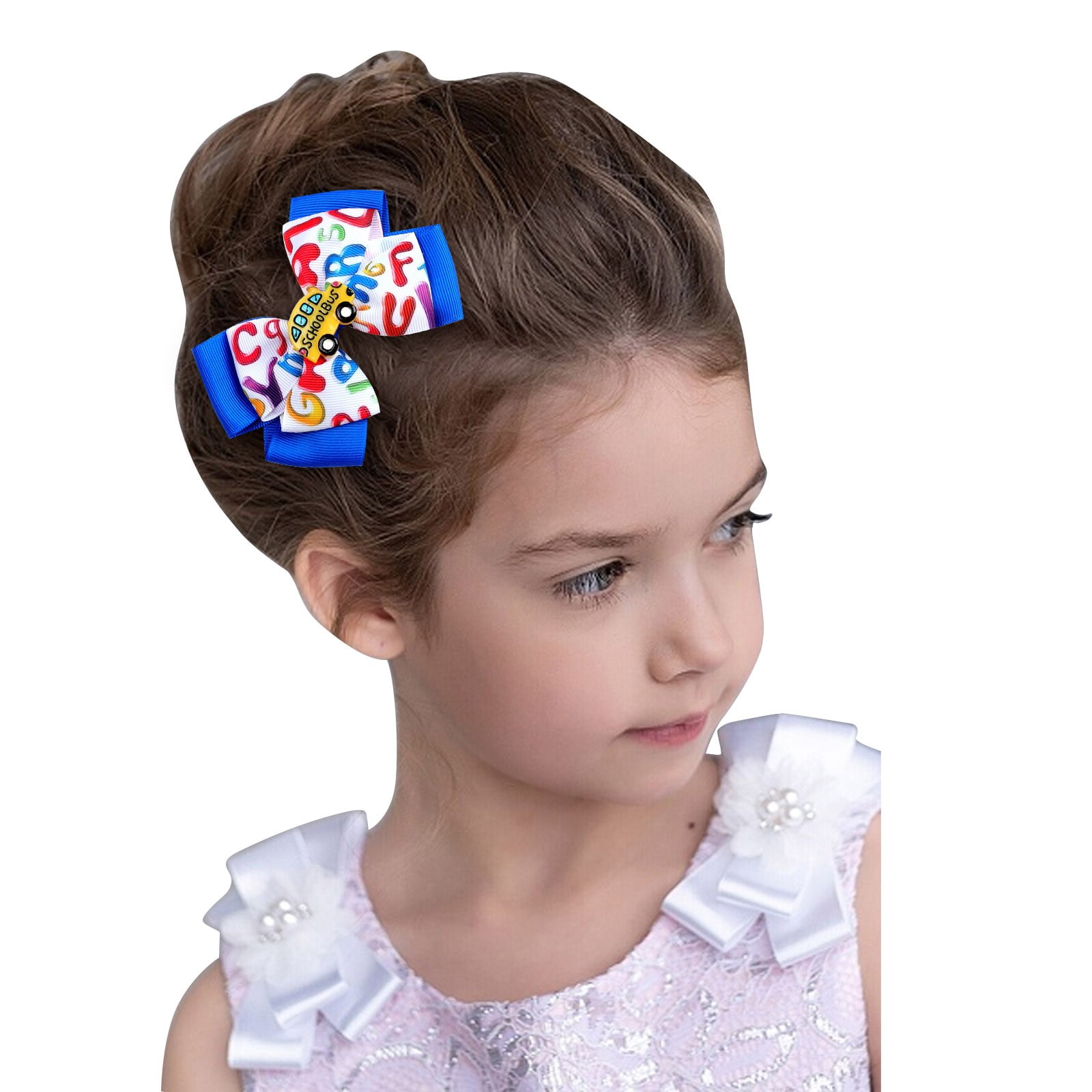 Hair Ribbons for Girls for Braids Barrettes Hair Clips Trendy Back To  School Pencil Hair Bow Clips Ponytail Holder Ribbon Hairgrips Cheer Hair  Bows Tie For First Day Of School Girl Student