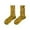 Yellow, variant on Women Quarter Length Socks Women Pile Mid Tube Socks Thick Line Couple Street Faded Personality Warm Unisex Comfortable Casual Knit Coffee One Size
