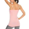 thumbnail image 4 of Txlixc - Camiseta sin mangas básica para mujer, con tirantes finos, camisetas interiores ajustables para yoga Txlixc Moda, 4 of 7