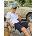 thumbnail image 3 of COOFANDY Mens Golf Shorts 9" Quick-Dry Stretch Lightweight Casual Shorts for Men Hiking Trip Fishing, 3 of 6