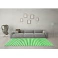 thumbnail image 3 of Ahgly Company Indoor Square Solid Emerald Green Modern Area Rugs, 3' Square, 3 of 4