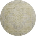 thumbnail image 2 of Addison Rugs Mayfield Premium Machine Washable Transitional Border Gold Round Rug, 8' x 8', 2 of 6