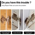 thumbnail image 2 of Hinges Repair Plate 2.0 4-pack ,stainless Steel Bracket Corner Cabinet Door Hinge Repair Plate Kit With Screws For Kitchen Cabinet ,wardrobe, Tv Cabin, 2 of 5