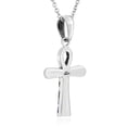 thumbnail image 6 of Eternal Egyptian Ankh Cross Abalone Shell Inlay .925 Silver Necklace | Sterling Silver Necklace for Women | Long Necklaces for Women, 6 of 6
