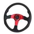 thumbnail image 1 of Volant 14 Pouces, Volant de Dérive en Alliage d'Aluminium PU Résistant à l'Usure Ergonomique pour Modification de Voiture Rouge, 1 of 8