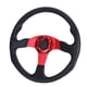 thumbnail image 4 of Volante deportivo de carreras de 350 mm/14 pulgadas, plato hondo, 6 pernos, accesorio universal modificado, rojo, 4 of 14