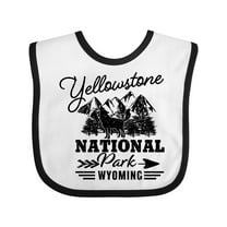 Inktastic Wyoming Yellowstone National Park Boys or Girls Baby Bib