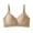 Beige, variant on Womens Lounge Bras Casual Support Bra for Outdoor Push Up Seamless Wireless Bra, 40A, White