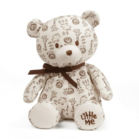 Baby GUND x Little Me Safari Teddy Bear Stuffed Animal Plush, 10