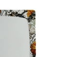 thumbnail image 3 of Ambesonne Floral Fitted Sheet, Asters Garden Branches Print, King Size, Apricot and Dark Blue Grey, 3 of 5