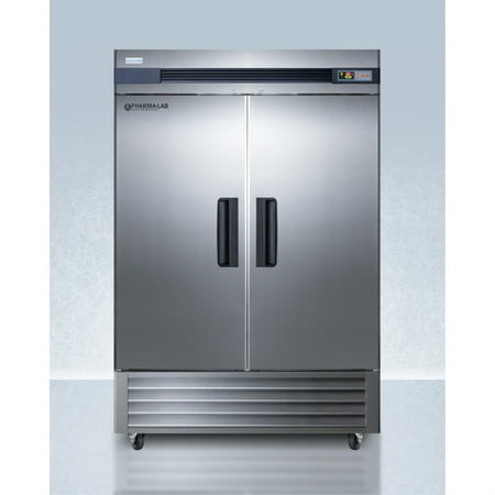 Pharma-Lab frost-free 49 cu.ft.2-door all-freezer in stainless steel