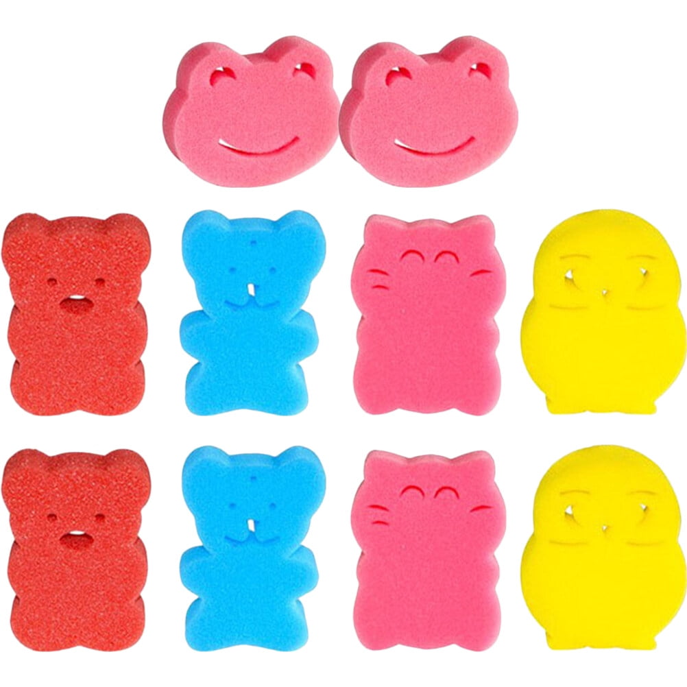 Bath sponge for kids 10pcs Kids Bathing Sponges Supple Baby Body