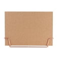 thumbnail image 1 of EeaseCA Cork Board Bulletin Board Decorative Standing Pin Board with Metal Holder Rack Message Board for Home Office Decor School Use ( Rose Golden Base ), 1 of 8