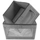 thumbnail image 3 of Fabric Storage Bins for Storage Closet Organizer 2Pcs with Clear Window, 3 of 4