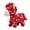 Red2-9.84inch, variant on Year of the Horse Red Pattern Plush Toy Soft Cuddly Chinese Zodiac Mascot Stuffed Animal for Kids Home Decor Festival Gift
