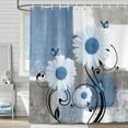 thumbnail image 4 of Brythos Shower Curtains,Advanced Digital Printing Shower Curtains for Bathroom,Fabric Shower Curtain,Style3,35"X72", 4 of 5