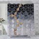 thumbnail image 3 of 180x180cm Cortina de ducha geométrica moderna Cortina impermeable para baño, 3 of 3