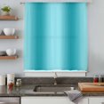 thumbnail image 5 of Teal Ombre Sheer Curtains 72 Inches Long, Modern Abstract Art Farmhouse Gradient Light Filering Curtains, Breathable Simi Curtain Privacy Drapes for Living Room Bedroom Lightweight Window Treatment, 5 of 9