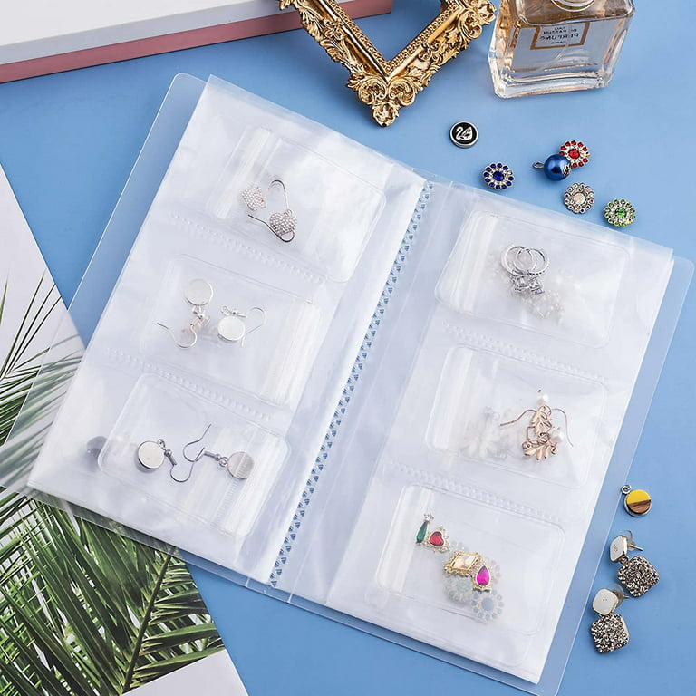 Transparent Jewelry Storage Book, Jewelry Storage Album, Portable Travel  Jewelry Organizer Storage Book for Rings, Necklace, Bracelets, Stud, and