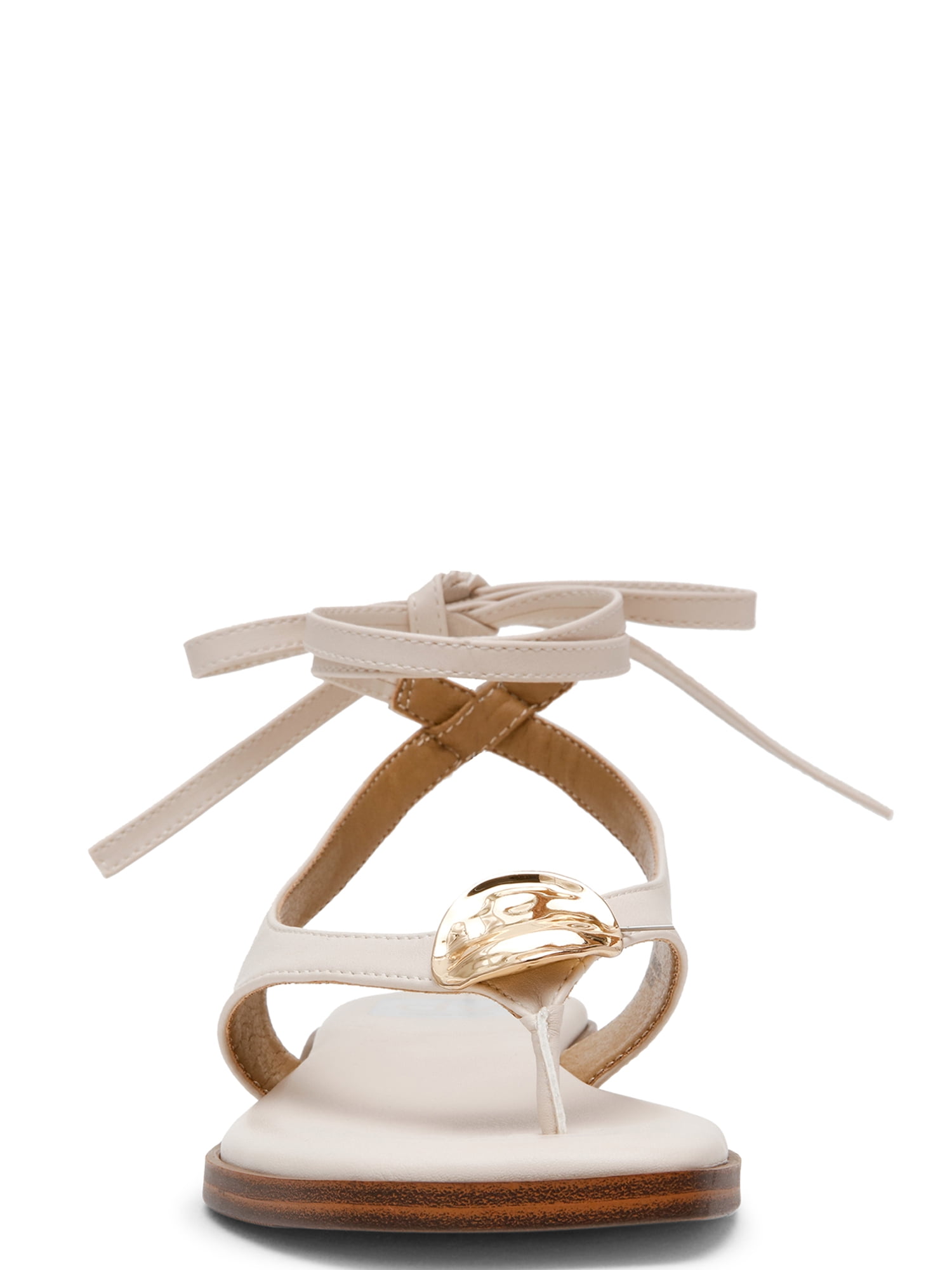 DV Dolce Vita Women's Markly Thong Sandal with Ankle Wrap