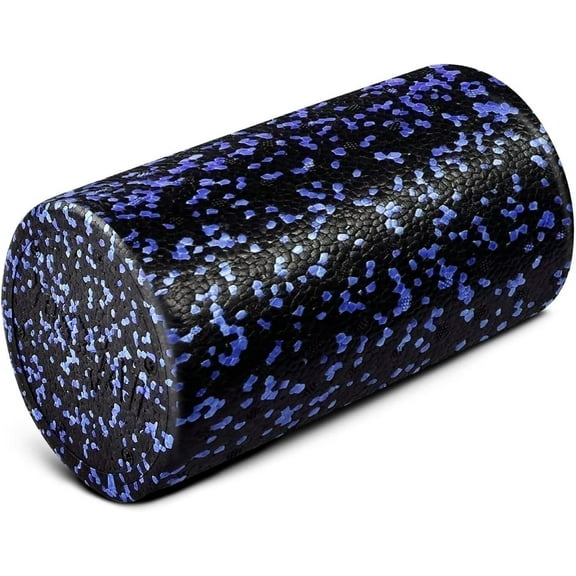 Yes4All 12inch Exercise Foam Roller EPP Blue Speckled