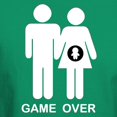 thumbnail image 3 of CafePress - Game Over Dark T Shirt - Men's Classic Graphic Cotton T-Shirt, 3 of 4