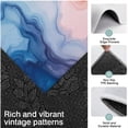 thumbnail image 3 of Blue Red Purple Marble Pattern Kitchen Rugs Sets Of 3,Kitchen Runner Rugs Non Skid Washable,Decorative Kitchen Floor Mats for Kitchen,Sink,Laundry,17"x30"+ 17"x47" + 17"x59", 3 of 6