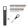 thumbnail image 4 of 3Pack Travel Corkscrew Pocket Corkscrew Portable Rectangle Wine Opener, Black, 4 of 5